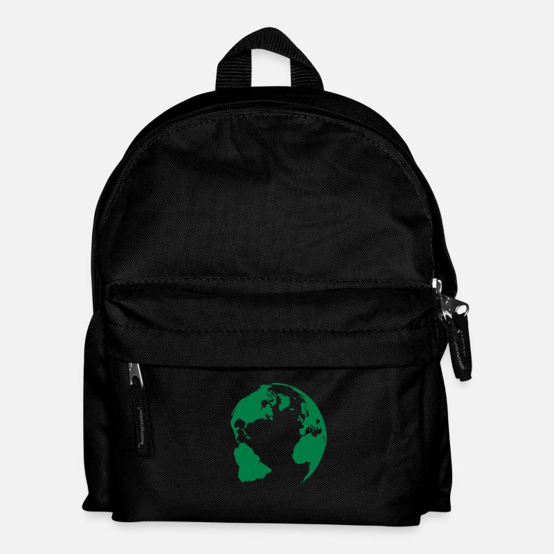 erde - Kinder Rucksack - Schwarz