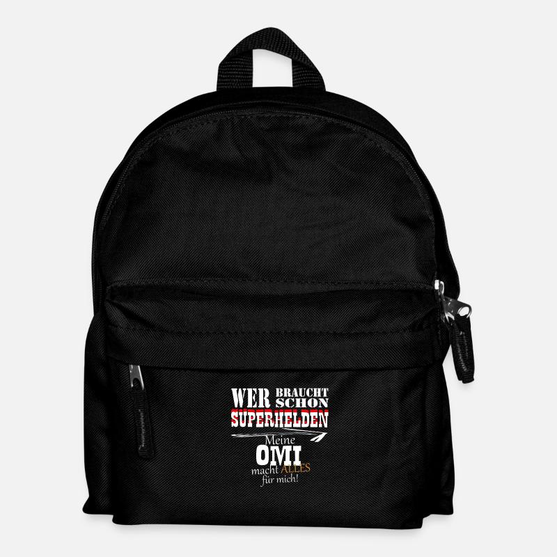 OMI alles - Kinder Rucksack - Schwarz