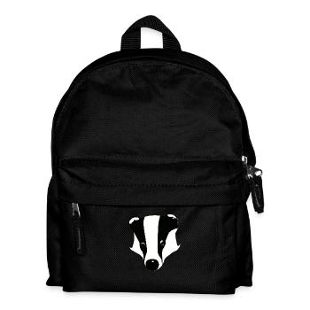 dachs - Kinder Rucksack - Schwarz - Vorne