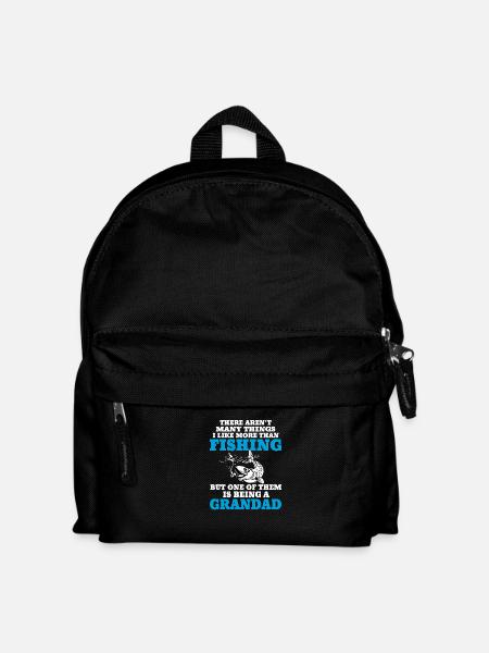 Fishing Grandad - Kids' Backpack - black