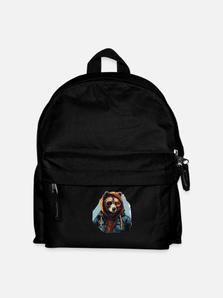 Street style bear | Bear Lovers - Kids' Backpack - black
