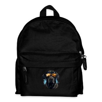 Urban Retriever: Streetwise Labrador Vibes - Kinder Rucksack - Schwarz - Vorne