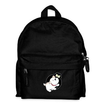 Dog Korean - Japanese Style 01 - Kids' Backpack - black - Front