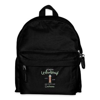Cuxhaven, Status Urlaubsreif, Deutschland - Kinder Rucksack - Schwarz - Vorne