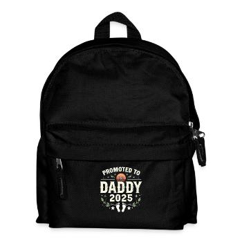 Promoted to Daddy Est. 2025 - Kids' Backpack - black - Front