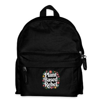 Vegetarian Vegan Veggie Vegetarian - Kids' Backpack - black - Front