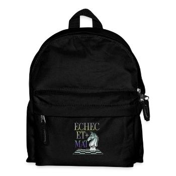 Echec et Mat - Sac à dos Enfant - noir - Devant