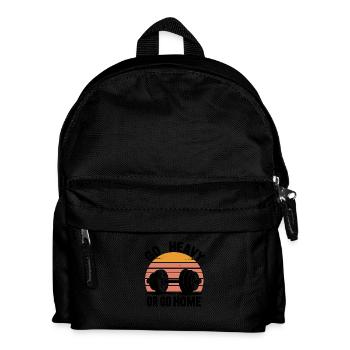 Motivationsdesign im Fitnessstudio - Kinder Rucksack - Schwarz - Vorne