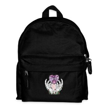 07. Liebesseele - Kinder Rucksack - Schwarz - Vorne