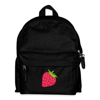 STRAWBERRY - Kids' Backpack - black - Front