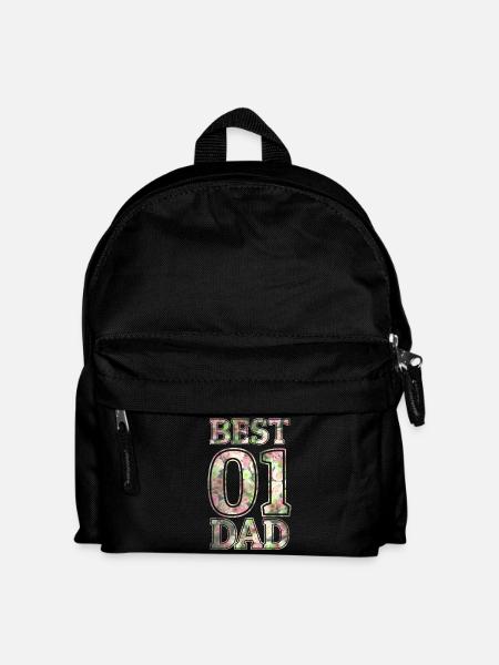 Best Dad - Kinder Rucksack - Schwarz