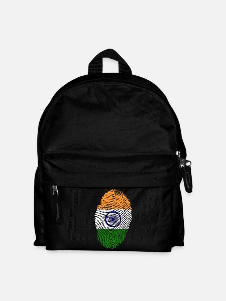 Fingerprint - India - Kids' Backpack - black