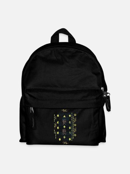 shirt, design, t-shirt - Kids' Backpack - black