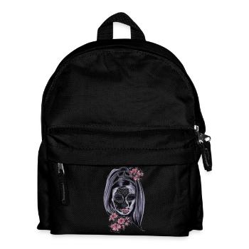 Femme avec un masque - Sac à dos Enfant - noir - Devant