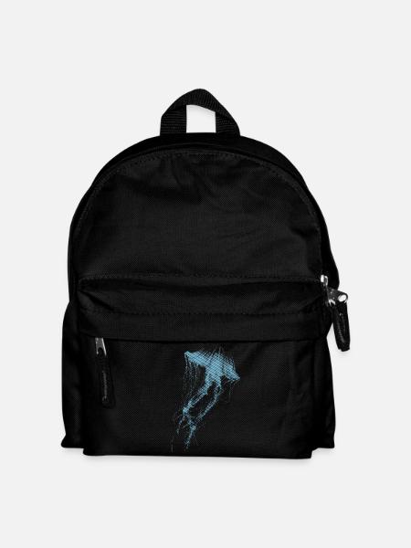 Kwalle émeutes bleu - Sac à dos Enfant - noir