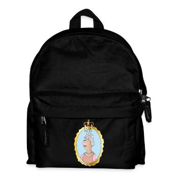 Queen Elizabeth II - Kids' Backpack - black - Front