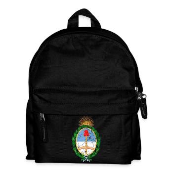Wappen Argentinien Wappen Argentinien Wappen - Kinder Rucksack - Schwarz - Vorne