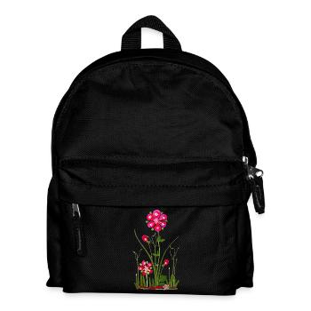 Fantasy Flower, fleur, été, jardin, anniversaire - Sac à dos Enfant - noir - Devant