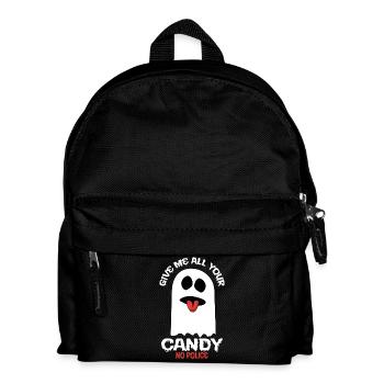 Give me all your candy - no Police - Kinder Rucksack - Schwarz - Vorne