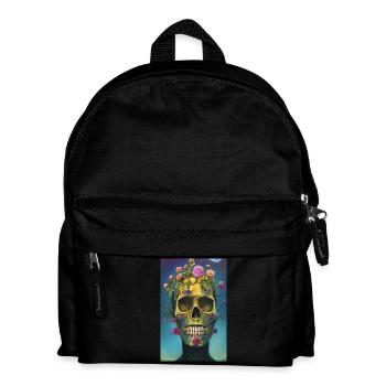 Beautiful fantasy Skull - Kids' Backpack - black - Front