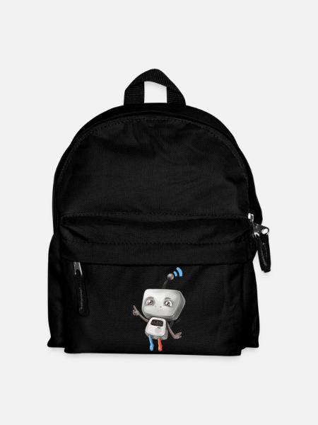 Petit robot - Sac à dos Enfant - noir