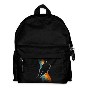Eishockey - Kinder Rucksack - Schwarz - Vorne