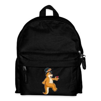Kangaroo Groom Top Cylinder Wedding - Kids' Backpack - black - Front