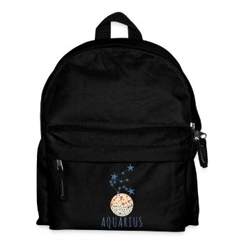 The constellation Aquarius - Kids' Backpack - black - Front