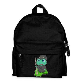 Balai de sorcière grenouille - Sac à dos Enfant - noir - Devant