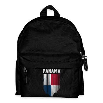 Panamaische Flagge, panamaischer Stolz - Kinder Rucksack - Schwarz - Vorne