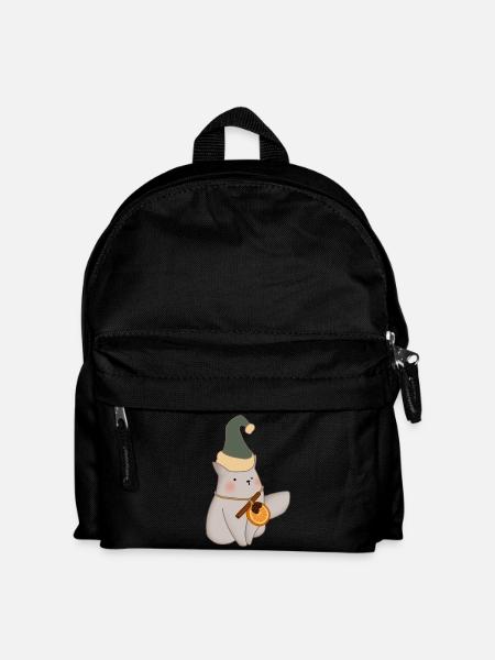 Christmas cat - Kids' Backpack - black