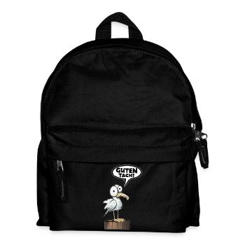Guten Tach Guten Hallo Lustiger Spruch Witzig - Kids' Backpack - black - Front