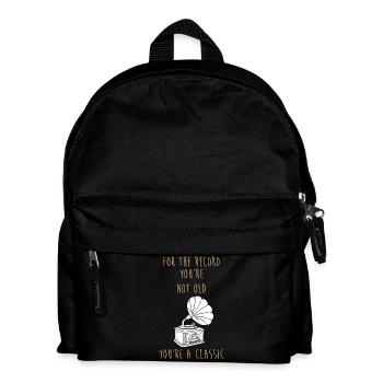 Vinyl - Kids' Backpack - black - Front