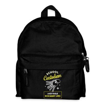 School caretaker - Kids' Backpack - black - Front