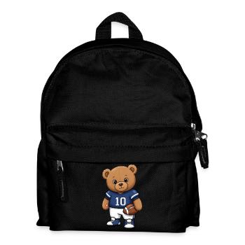 Ours en peluche Joueur de football - Sac à dos Enfant - noir - Devant