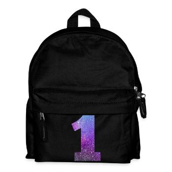 Galaxie Nummer 1 - Kinder Rucksack - Schwarz - Vorne