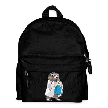 Laboratoire de tubes à essai de science taupe - Sac à dos Enfant - noir - Devant
