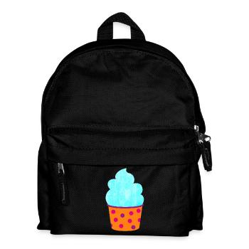 Glace Glace Tasse à Glace Dots Muffin Dots Sweet - Sac à dos Enfant - noir - Devant