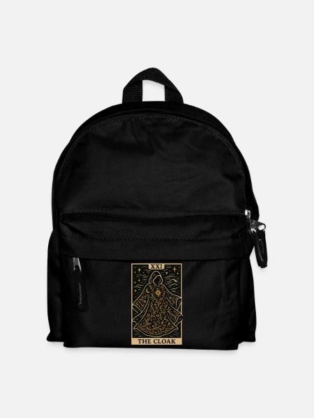 Sewing Tarot Card – The Cloak - Kids' Backpack - black