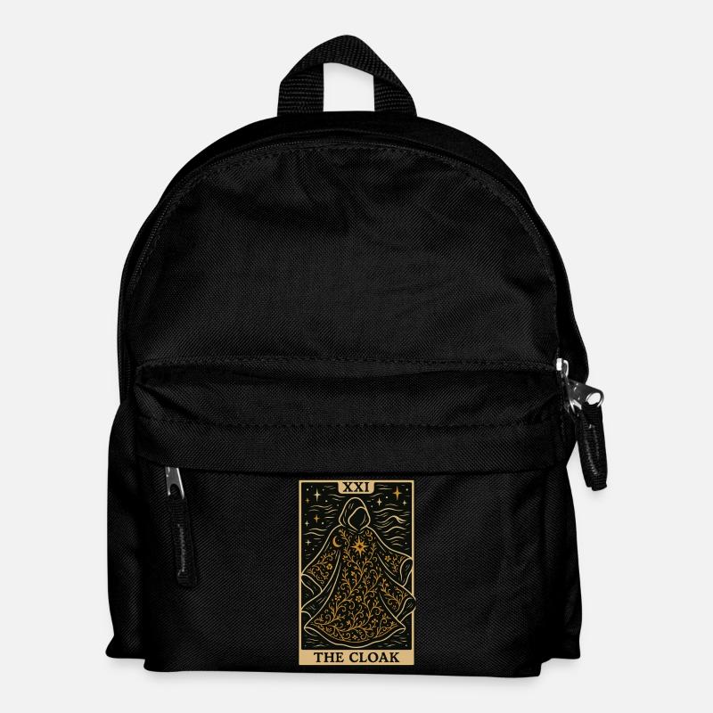Sewing Tarot Card – The Cloak - Kids' Backpack - black