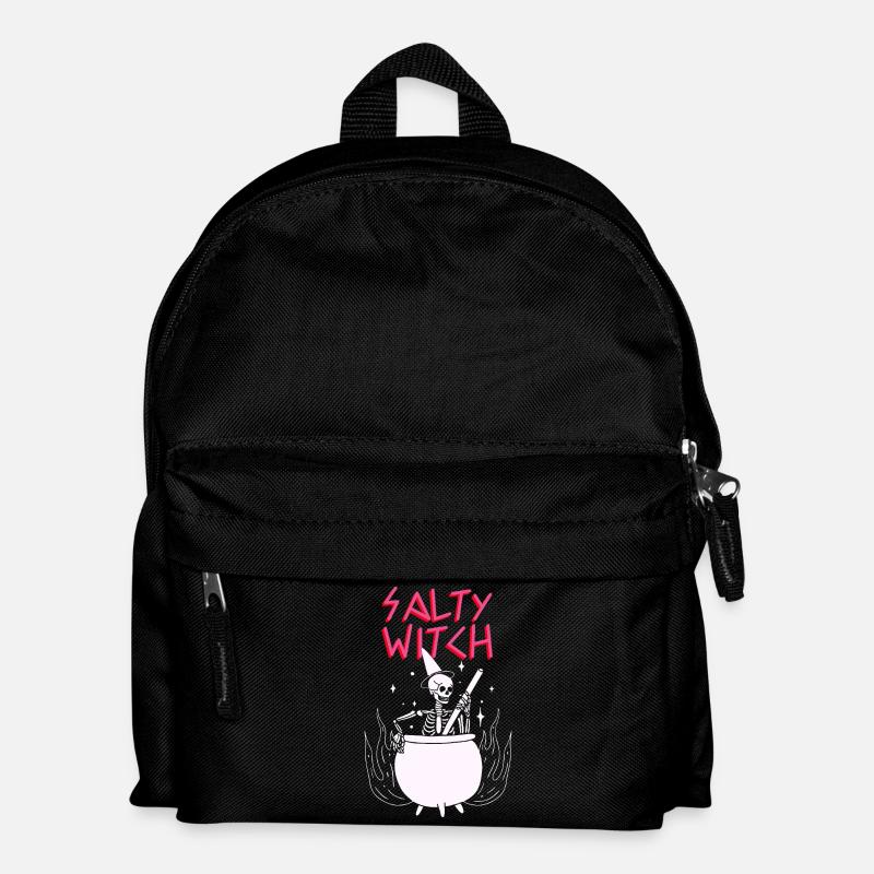 Salty Witch Hexenkessel Cauldron Skelett Skeleton - Kinder Rucksack - Schwarz