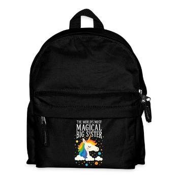 Unicorn Magique Grande Sœur sister  - Sac à dos Enfant - noir - Devant