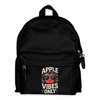Apple Vibes Only Fall Autumn Apple Picking - Kids' Backpack - black - Front