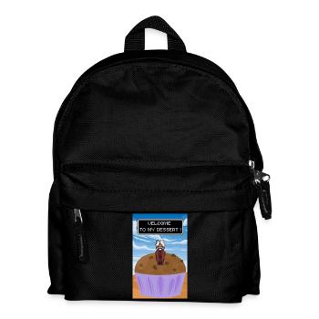 Bienvenue au dessert - Sac à dos Enfant - noir - Devant