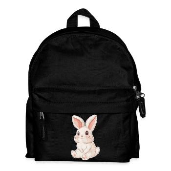 Hase - Kinder Rucksack - Schwarz - Vorne