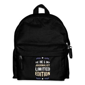 Einziger Journalist Limitierte Edition - Kinder Rucksack - Schwarz - Vorne