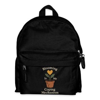 Funny garden humor, plant lover, - Kids' Backpack - black - Front
