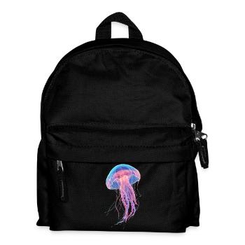 Regenbogen-Neonquallen - Kinder Rucksack - Schwarz - Vorne