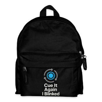Theatertechnik-crew Bühnentechniker Ton - Kinder Rucksack - Schwarz - Vorne