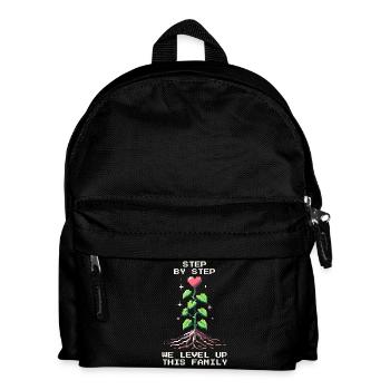 Schritt für Schritt: Level Up Familie | Patchwork - Kinder Rucksack - Schwarz - Vorne